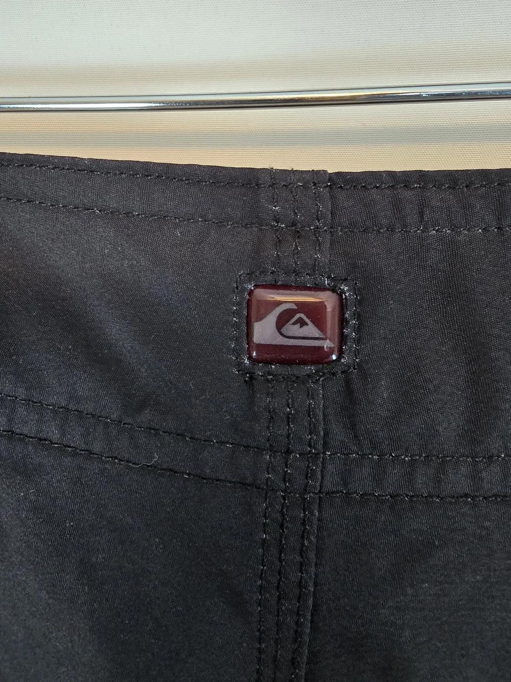 Quiksilver Black and Yellow Steelers Swim Trunks